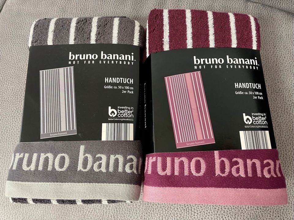 Bruno Banani 50x100cm Handtuch 2er Set NEU in Ingolstadt