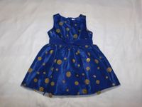 schickes Kleid Sommerkleid blau Glitzerpunkte gold Gr. 80 wie neu Nordrhein-Westfalen - Haan Vorschau