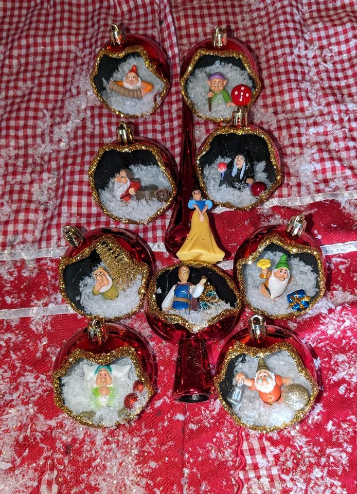 Weihnachtskugeln und Spitze mit Disney Figuren, neu, Weihnachten in Rosenbach