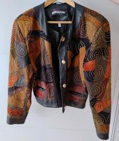 Stylische Vintage Echt Leder Jacke in Bunt Friedrichshain-Kreuzberg - Friedrichshain Vorschau