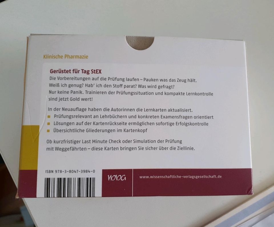 Klinische Pharmazie Last Minute Check Karteikästen in Kiel