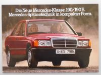 Mercedes-Benz Prospekt  Die Neue Mercedes_Klasse 190/190E - W201 Niedersachsen - Alfeld (Leine) Vorschau