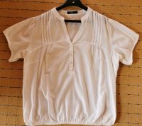 Damen T-Shirt Bluse Kurzarmbluse, Zero, Gr. 42, weiß Bayern - Drachselsried Vorschau