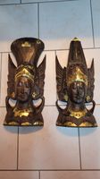 2 Tempelwächter Holz Asien Buddhismus Skulptur Hessen - Babenhausen Vorschau