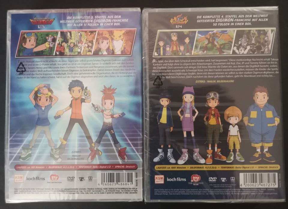 Digimon Tamers Frontier DVD-Box Staffel 3 & 4 OVP Anime in Rostock