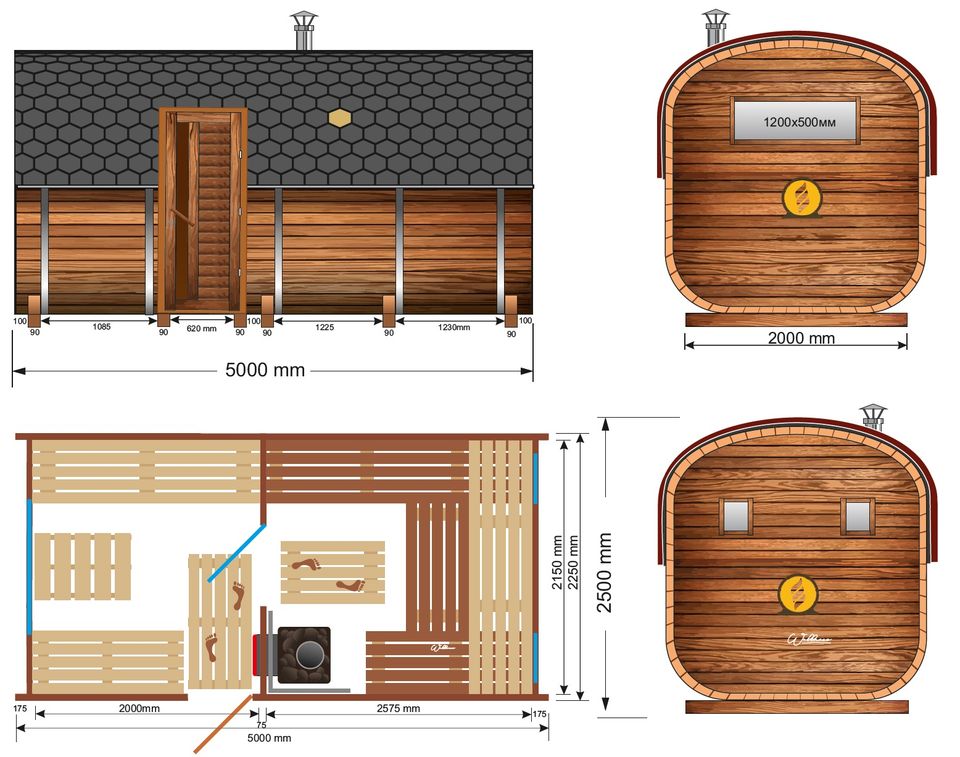 mobile Sauna mieten - premium Banja - Fasssauna Aktionsangebot in Osloß