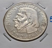 5 DM Silbermünze 1964 J Gottlieb Fichte Münze BRD Bayern - Regensburg Vorschau