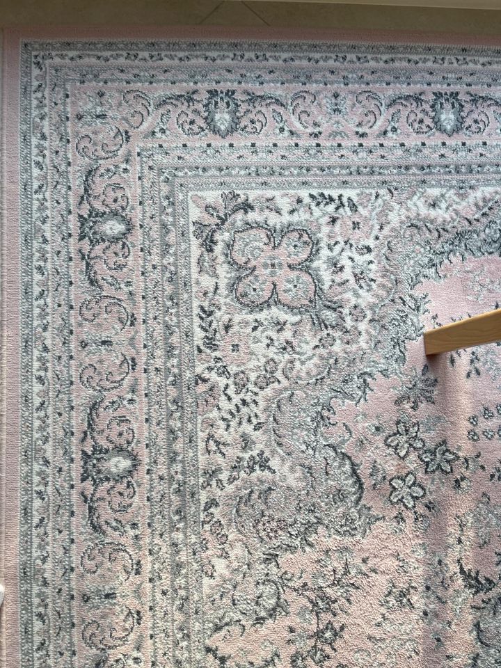 Teppich Oriental, 240x330 cm, Kurzflor, 7 mm, rosa in Wehrheim