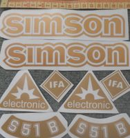 Simson mattes Gold S50B,electronic,IFA,Seitendeckel,Tank Brandenburg - Falkenberg/Elster Vorschau