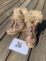 Winterstiefel rosé/ Gold Mädchen Gr.26 Sachsen - Klipphausen Vorschau