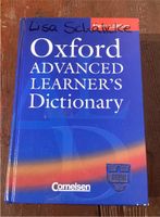 Oxford Advanced Learner‘s Dictionary Wörterbuch englisch Hessen - Bensheim Vorschau