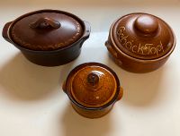 Ton-Keramiktöpfe 3 Stück, Gebäck, Auflaufform, Einzelkauf möglich Nordrhein-Westfalen - Voerde (Niederrhein) Vorschau