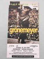 Konzertkarte Herbert Grönemeyer 1992, Open Air, Duisburg Wedau Nordrhein-Westfalen - Krefeld Vorschau
