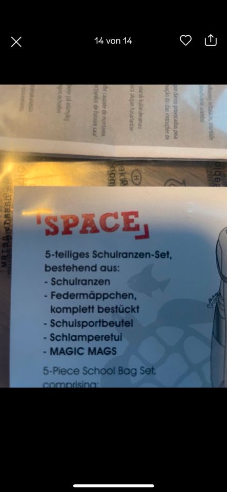 Step by Step Space Schulranzen m. allem Zubehör sehr gepflegt in Gengenbach