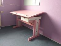 Kinderschreibtisch, Schultisch rosa/weiß, höhenverstellbar Niedersachsen - Weyhe Vorschau