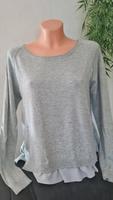 Only * Pullover mit Bluseneinsatz * grau * Gr.36 S Bayern - Rohrdorf Vorschau