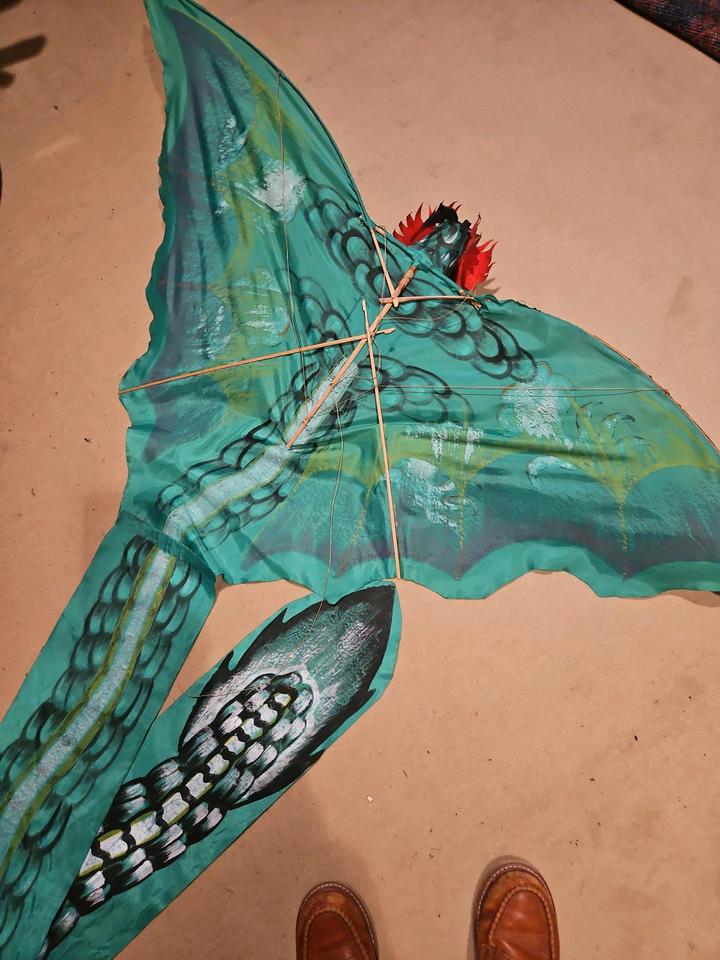 original handgemalter chinesischer Drachen zum Fliegen in Gunzenhausen