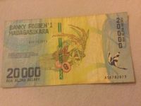 Seltene 20000 Ariary Banknote aus Madagaskar zu verkaufen Bayern - Lindau Vorschau