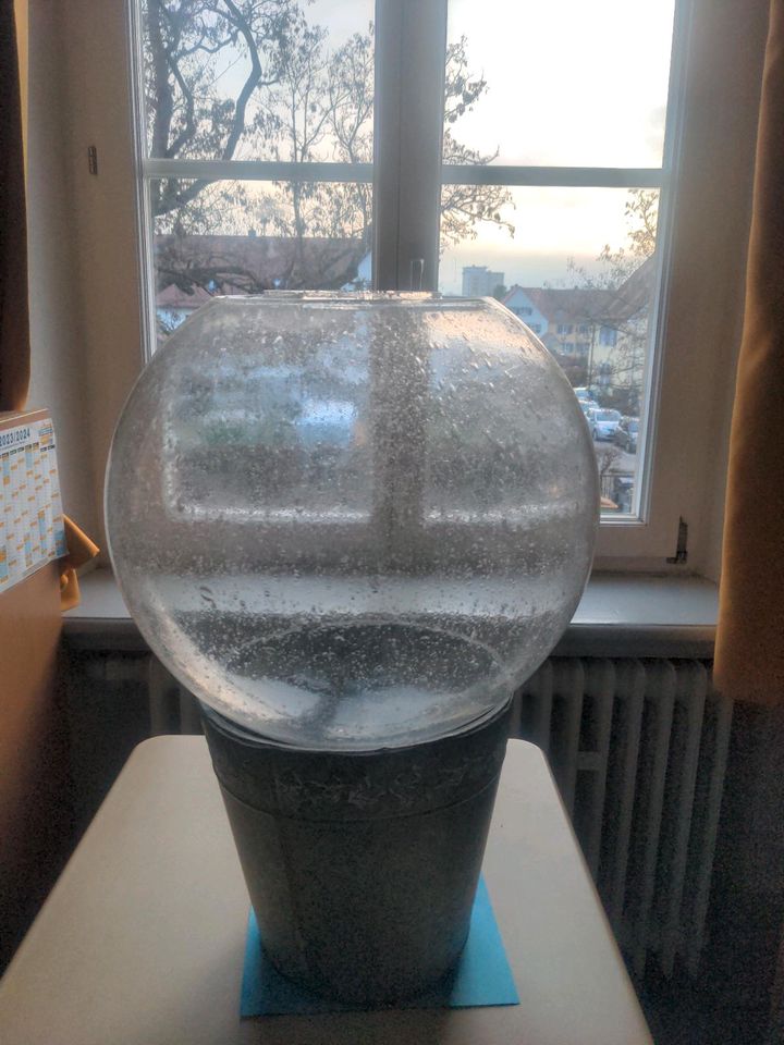 Glasballon- Lampenschirm in Glottertal