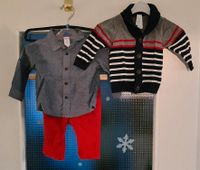 Kinder Jungen Outfit Strickjacke, Hemd, Hose Größe 68 C&A Schleswig-Holstein - Siek Vorschau