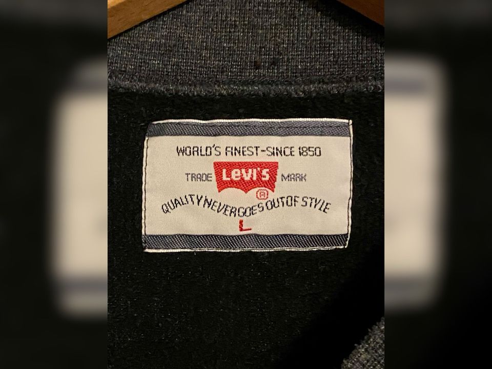 Vintage Levi‘s Sweater/Pullover, grau/anthrazit, Gr. L in Heidelberg