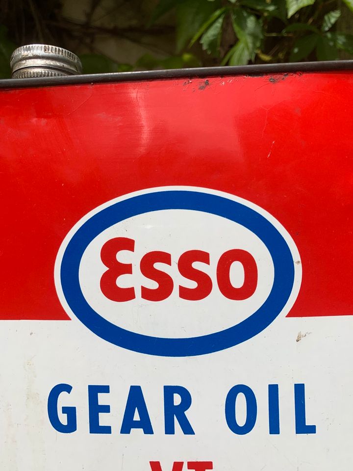 Esso Öldose 60er Jahre 2 Liter Kanister Deko Vespa Oldtimer in Korschenbroich