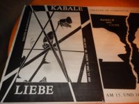 Plakat :Kabale und Liebe - Gymnasium Olching 15./16.März 89 Bayern - Olching Vorschau