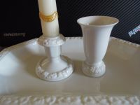 3 x Rosenthal classic rose *MARIA in WEISS* Platte+Vase+Leuchter Bayern - Selb Vorschau