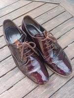 Lackleder Schnürschuhe Gabor Größe 7 G 40 rot Bordeaux Bayern - Reichertshofen Vorschau