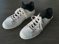 DSQUARED2 Inner Sock White Sneaker Gr. 45 Leder Schuhe Weiß Frankfurt am Main - Gallusviertel Vorschau