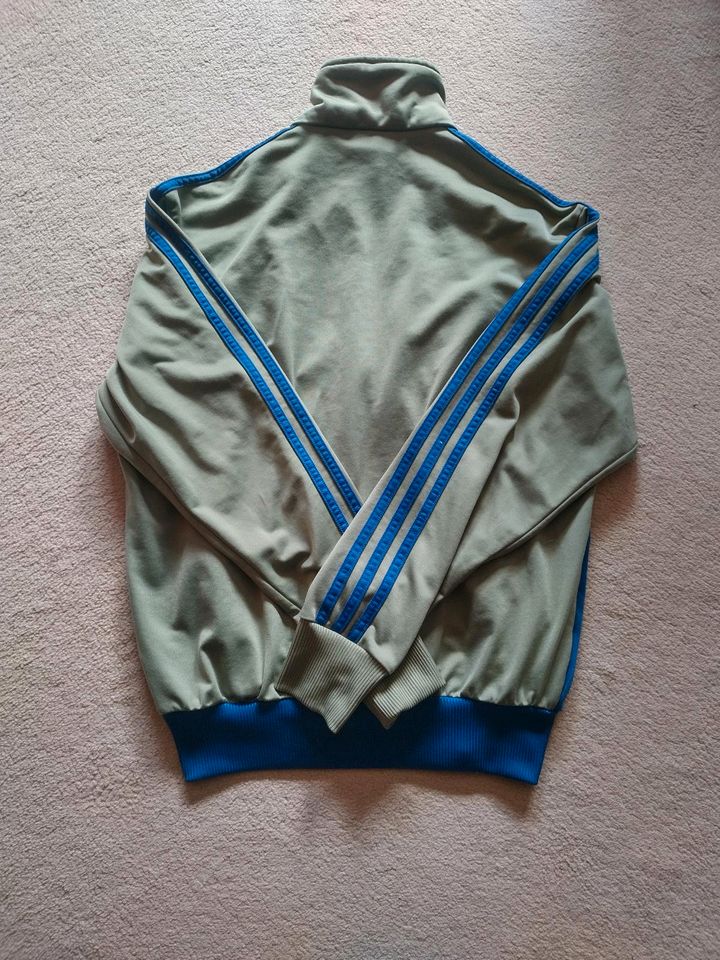 Adidas Jacke , Vintage , Retro , blau , grün in Wolfen