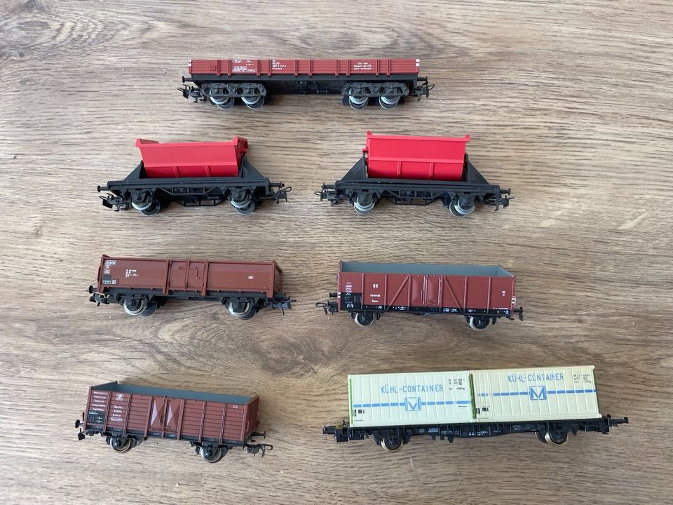 H0 Konvolut Märklin Piko Roco 1:87 Güterwagen Container Loren in Ludwigshafen