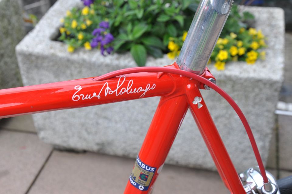 Colnago Master Piu, RH 61, Ferrarirot und Chrom in Heilbronn