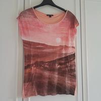 Comma Damen Tshirt Gr 38/M Orange Apricot Sonne Berge Sand Bayern - Abensberg Vorschau