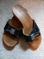 Esprit  Sandalen Latschen Holz Clogs Schwarz Pantoletten 38 Leder Niedersachsen - Aurich Vorschau