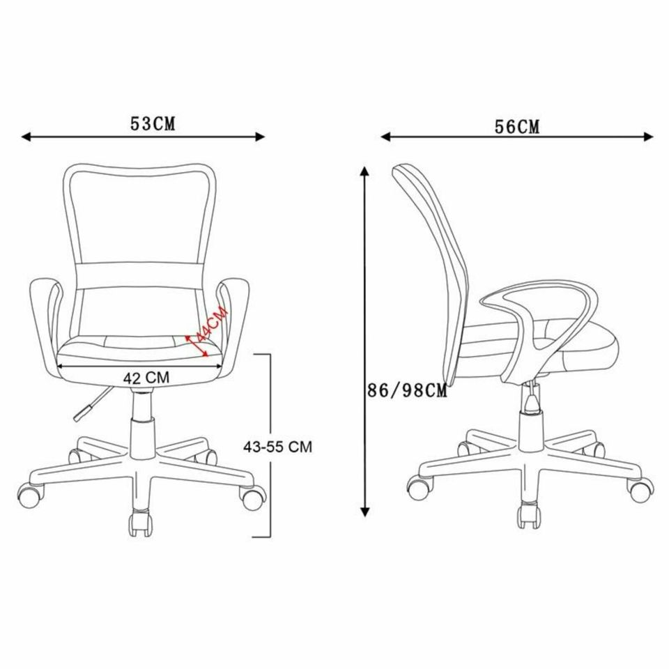 Bürostuhl Drehstuhl Schreibtischstuhl H-298F B-WARE 20€* in Hagen