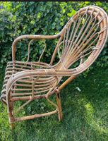 Rattan Sessel Stuhl Vintage 50 alt schön Liebhaberstück Nordrhein-Westfalen - Düren Vorschau