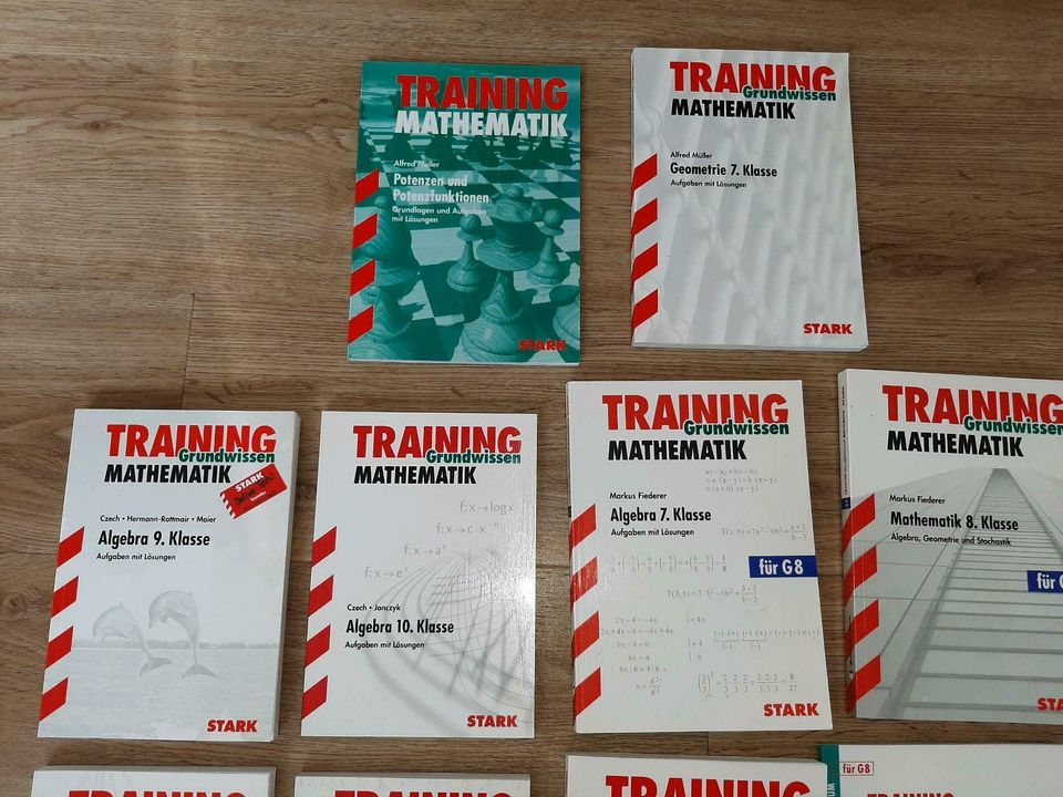 10 Bücher TRAINING Grundwissen Mathematik Geometrie Algebra etc. in Büchen