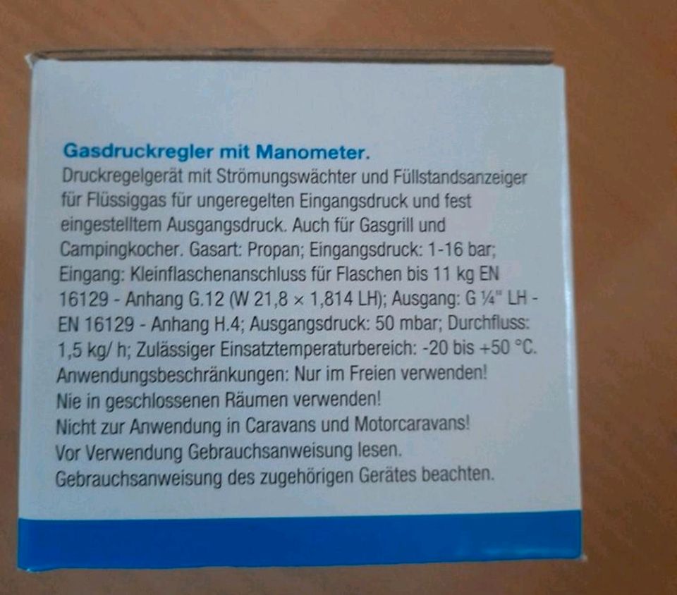 Gasdruckregler mit Manometer in Lich