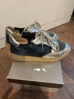 VIDORETTA Espadrilles Leder in blau Silber 39 Schleswig-Holstein - Barsbüttel Vorschau