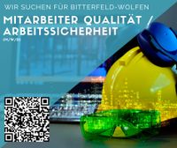 Mitarbeiter (m/w/d) Qualität / Arbeitssicherheit - Bitterfeld Sachsen-Anhalt - Bitterfeld Vorschau