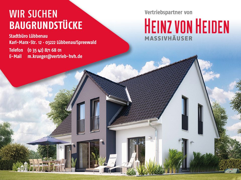 Winkelbungalow 120 m² - schlüsselfertig inkl. PV-Anlage - Heinz von Heiden GmbH Massivhäuser in Lübbenau (Spreewald)