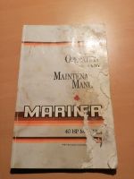 Bedienungsanleitung Mercury Mariner 40 PS Sachsen - Grimma Vorschau