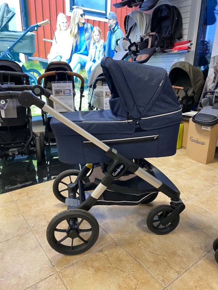 NEU - Emmaljunga NXT90 FLAT - Lounge Navy Mj 2023 Kombi-Kinderwagen - 300€-Aktion - NEU - FIRLEFANZ in Hohenwarsleben