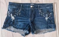 Only Shorts Hot Pants mit Perlen, Pailletten Gr. 29 Bayern - Hösbach Vorschau