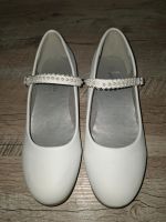 Weiße elegante Schuhe in Gr. 37 (Hochzeit/Kommunion) Nordrhein-Westfalen - Grevenbroich Vorschau