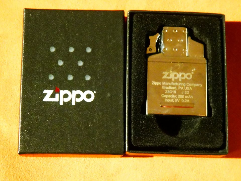 orig. Zippo Elektro Feuerzeug Einsatz ARC Doppellichtbogen Inlay in München