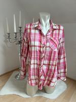 H&M Esmara Damen Hemd Bluse langärmelig kariert weiß rosa, Gr. 42 Nordrhein-Westfalen - Kaarst Vorschau