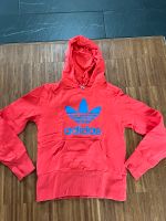 Adidas Pullover rot apricot gr. 36 (S) Kapuze Logo blau hoodie Dresden - Trachau Vorschau