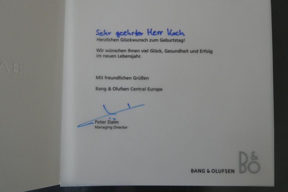 Bang&Olufsen Buch " From Vision to Legend" in Bergisch Gladbach